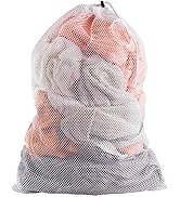 Handy Laundry Mesh Laundry Bag - Secure Drawstring Closure, Machine Washable, Spacious Storage, D...