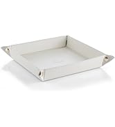 Vlando Valet Tray for Men Women, Nightstand Organizer Vanity Catchall Holder for Dresser Desk Sto...