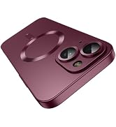 Misscase Magnetic Case for iPhone 14 with Camera Lens Protector,Compatible with Magsafe,Full Prot...