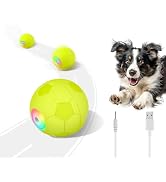 ALL FOR PAWS Interactive Dog Toy, Smart Moving Ball with 2 Play Modes, E-TPU Material, USB Rechar...