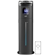KZF 9L Humidifiers for Bedroom Large Room-Ultrasonic Cool Mist Humidifier with Humidistat, 72 Hou...