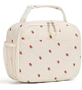 Neverwhy Insulated Lunch Bags for Women Small Corduroy Lunch Box Kids Portable Toddler Lunch Boxe...