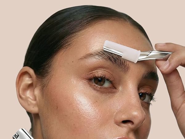 Precision eyebrow trimmer for detailed brow grooming.