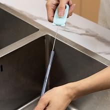 Effectively clean most sizes of straws and pores