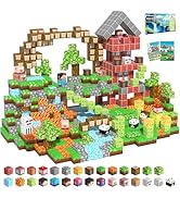 Magnetic Blocks, 150PCS Magnetic Building Blocks Light Up, Stacking Magnets for Kids, Sensory Toy...