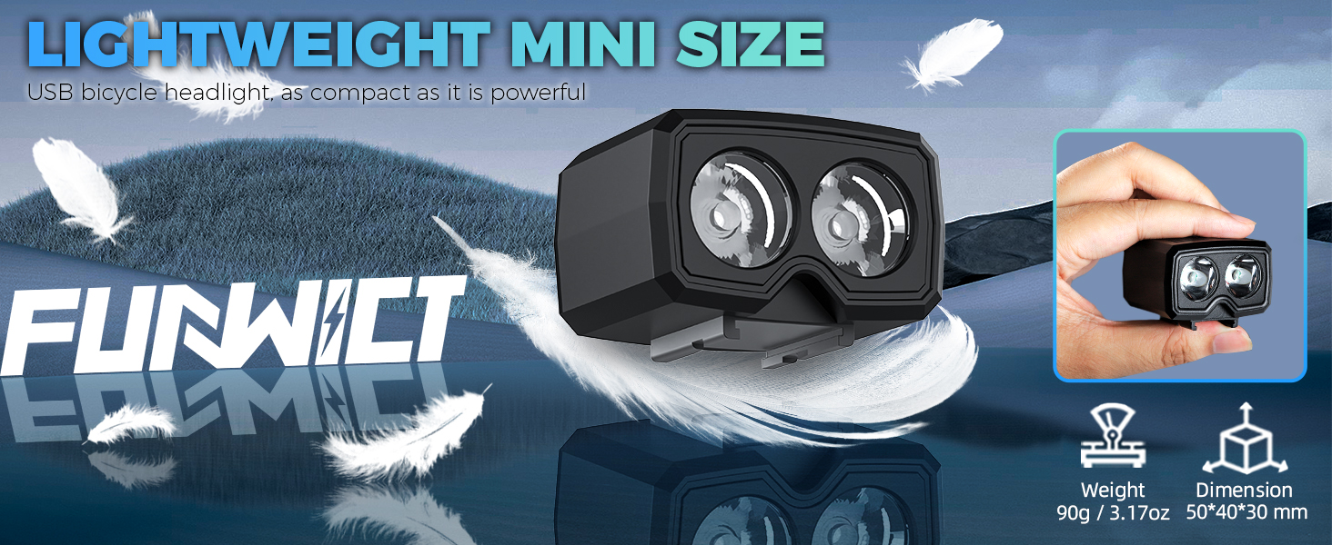 lightweight bike helmet light