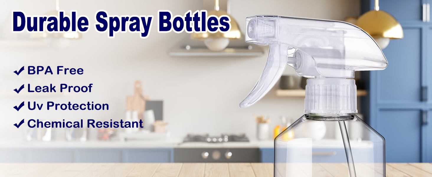spray bottles