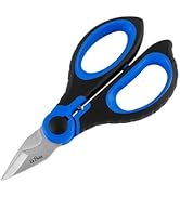 LABEAR- 6.5" Stainless Electrician Scissors Heavy Duty Professional for Aluminium Copper Soft Cable