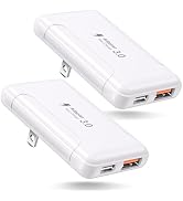 Slim Flat USB C Wall Charger, Costyle 2 Pack 50W USB A & USB C Charger Block Quick Fast Charge 3....