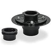 Elefloom Shower Drain Base, 2 inch ABS Shower Drain Flange with Threaded Joints and Rubber Joints...