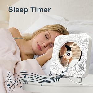 Wall Mountable CD Player Bluetooth Desktop CD Player Speakers