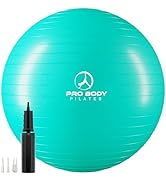 ProBody Pilates Ball Exercise Ball Yoga Ball, Multiple Sizes Stability Ball Chair, Large Gym Grad...