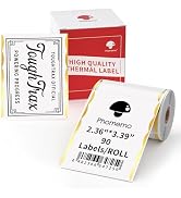 Phomemo Thermal Labels for M220/M200/M221/M250 Label Maker, 2.36"x3.39"(60x86mm),90 Labels/Roll,f...