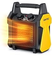 DAHTEC Space Heater, 1500W Ceramic Portable Electric Heaters for Indoor Use | 3-Second PTC Fast H...