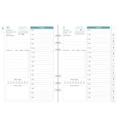 2026 Planner Refills for A5 Binder - One Page Per Day Daily & Monthly Planner, January 2026-Decem...