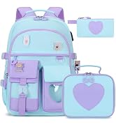 ACESAK Backpack for Girls - Bookbag Backpacks Schoolbag for Girls Kids Teen Women Casual Travel D...