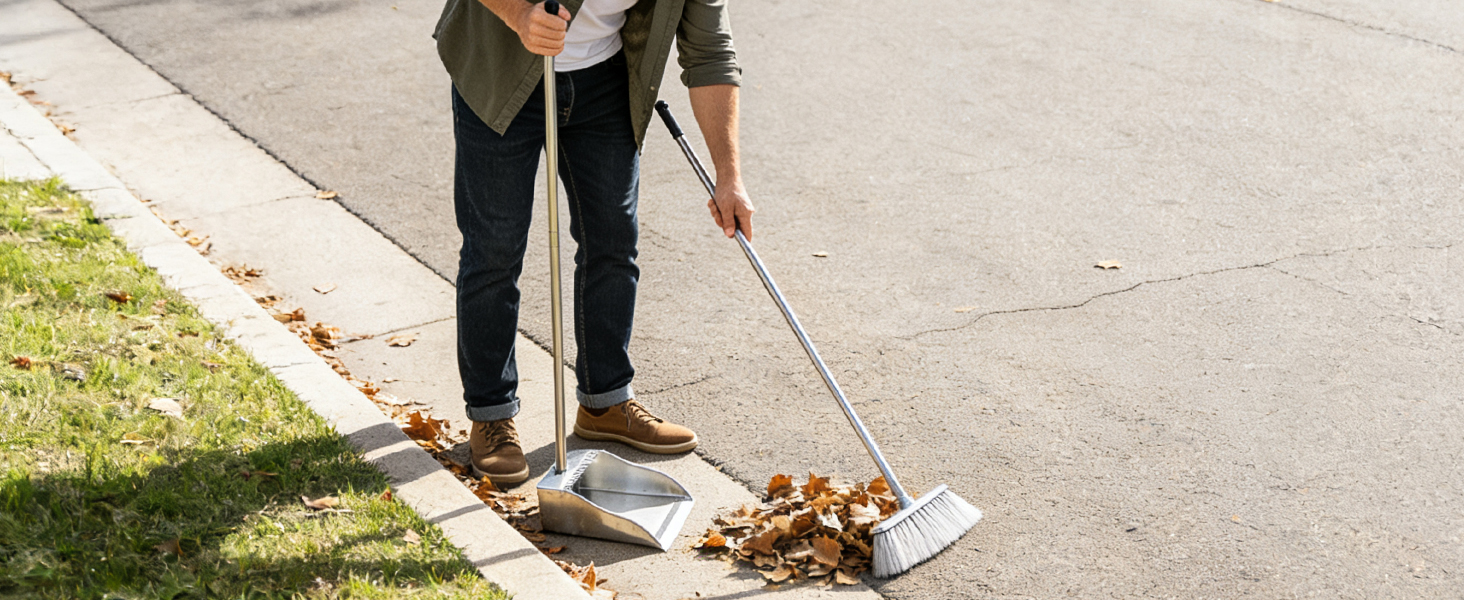 stainless steel dustpan
