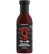 Kosmos Q Original Competition BBQ Sauce - 15.5 Oz Bottle for Award-Winning BBQ & Marinades - Thic...