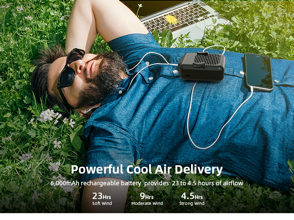 wearable air conditioner portable fan personal cooling