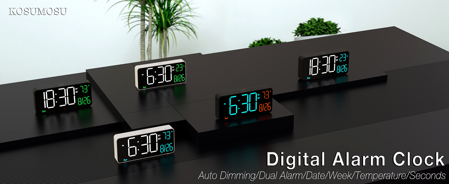 black alarm clock
