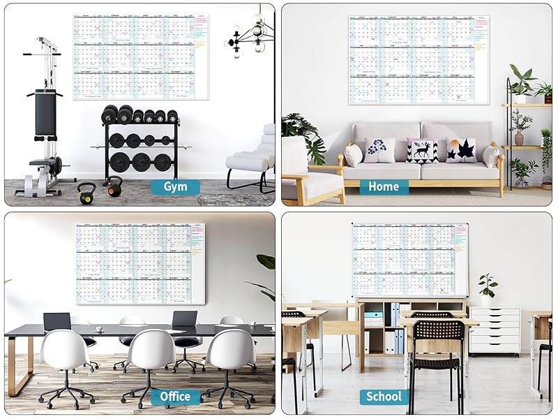 yearly wall calendar