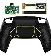 eXtremeRate Textrued Black Back Paddles Programable Rise 2.0 Remap Kit for PS5 Controller, Upgrad...