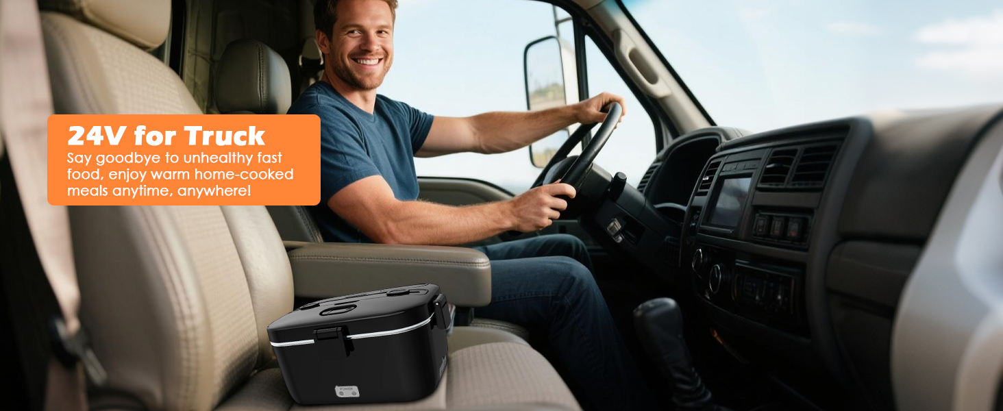heated lunch box for truck