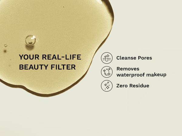 Cleanse Pores, Removes waterproof makeup, Zero Residue