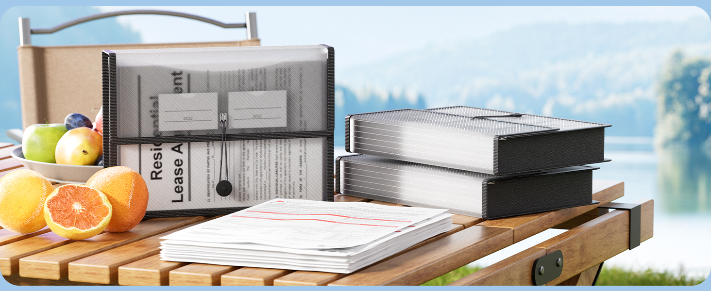 ThinkTex Plastic Expanding File Folder
