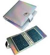 20 Slots Silver Laser Nail Art Stamp Plate Holder Stamping Plates Storage Bag Cases Rainbow Pract...