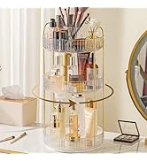 Aveniee 360° Rotating Makeup Organizer for Vanity, Perfume Skincare Bathroom Countertop Organizer...