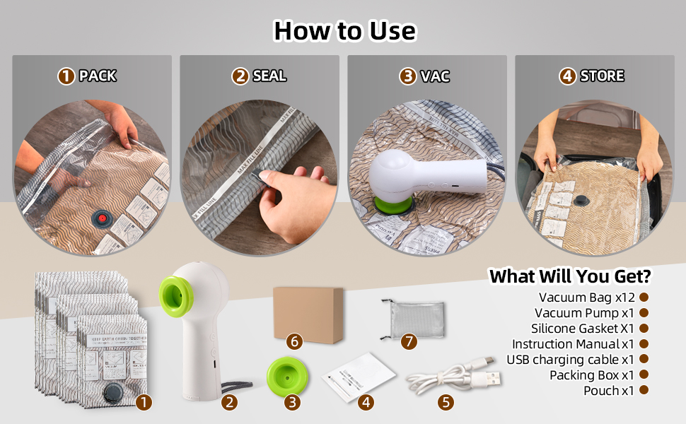 space saver vacuum storage bags