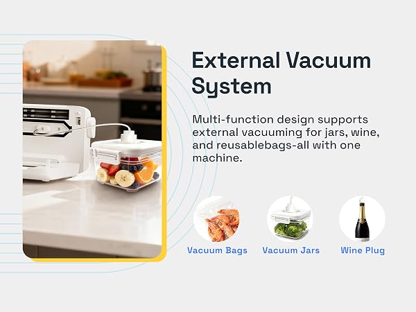 external vacuum system