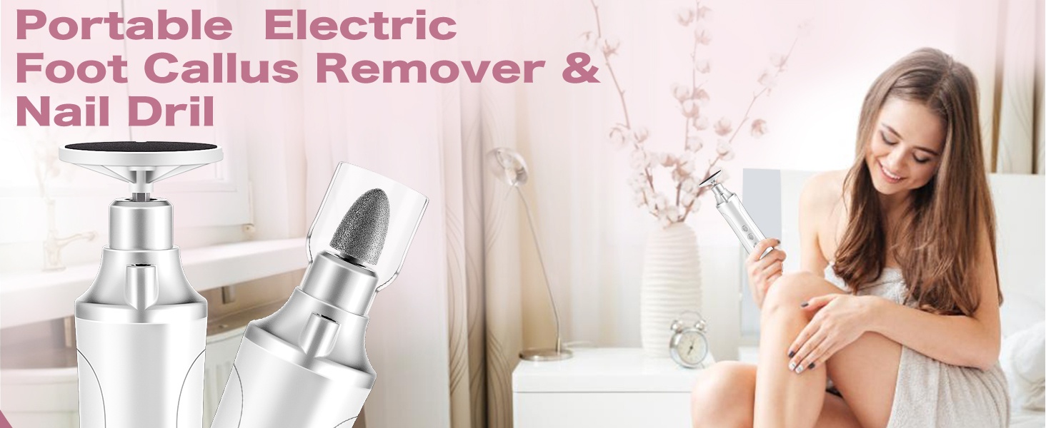Portable Electric Foot Callus Remover & Nail Dril