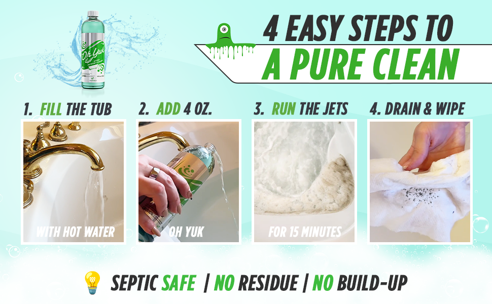 Jetted tub cleaner Jacuzzi cleaner Whirlpool cleaner Bathtub jet cleaner Hot tub cleaner Spa jet