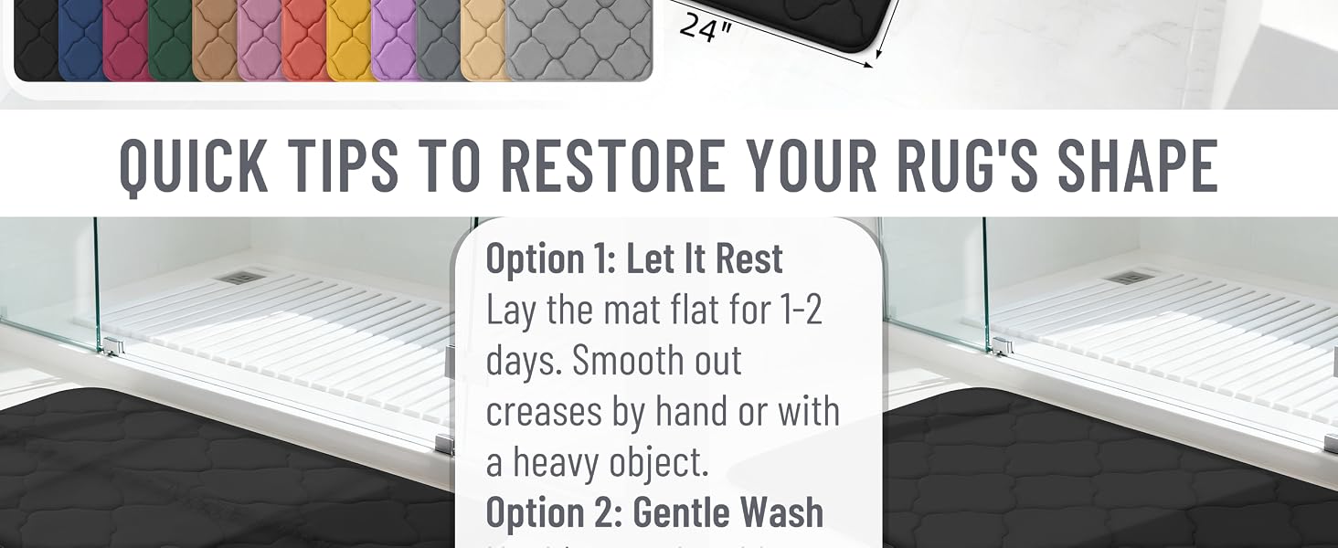 bathroom rug