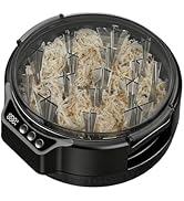 Electric Chicken Shredder, Rechargeable Automatic Meat Breast Shredder Tool Twist, Kitchen Grinde...