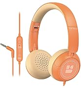 Kids Headphones for School with Microphone Link Dream Stereo Folding Wired Headphone for Kids Boy...