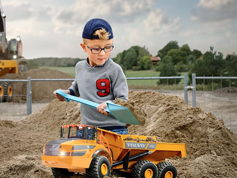 remote control toys contruction toys rc dump truck for kids boys toys age 6-8