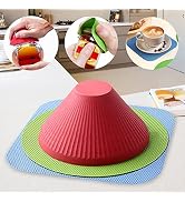 3 pcs Jar Opener Gripper Pads, Rubber Jar Grippers Multi-function Jar Opener for Seniors with Art...