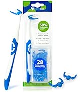 COCOBURI Extra Clean Dental Floss Kit|Professional Oral Care Flosser|Ergonomic Handle|BPA Free|Mi...