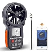 BTMETER BT-100APP Anemometer w/Wireless Bluetooth, Digital Handheld Wind Speed Meter for Wind Chi...