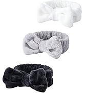 WSYUB Spa Headband, Makeup Headband, Fluffy Makeup Headbands, Slumber Party Supplies, Facial Head...