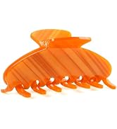 MAORULU Large Acetate Hair Claws - Premium Durable 4 Inch No-Slip Claw Clips for Thick Thin Hair ...