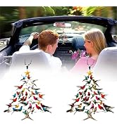 Car Rearview Mirror Hanging Accessories - Gifts for Women, 2 Pack Christmas Ornament & Car Hangin...