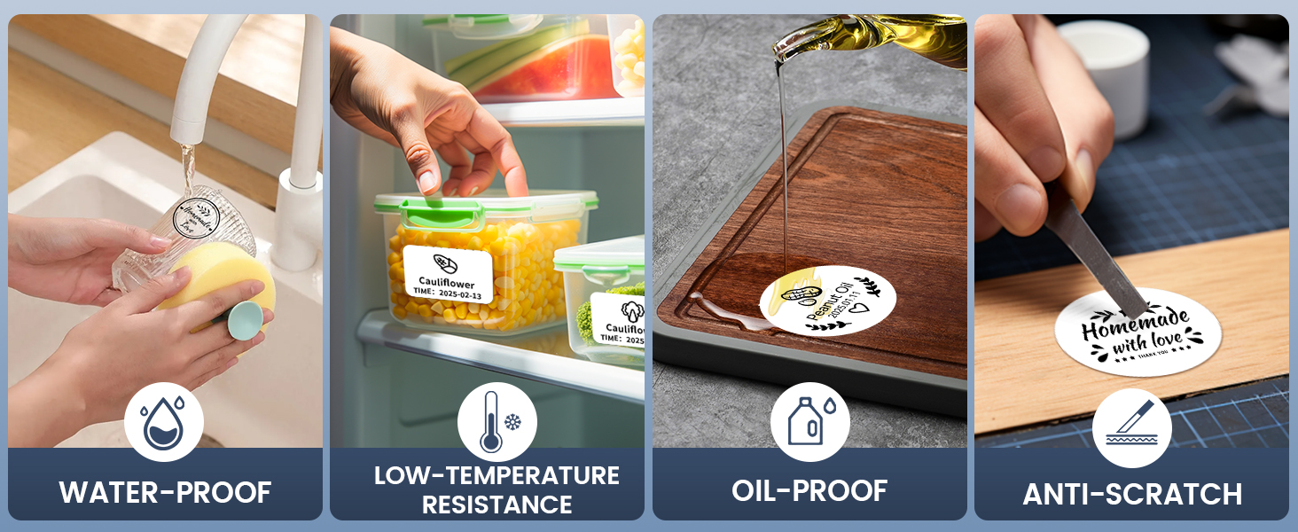 label maker waterproof labels