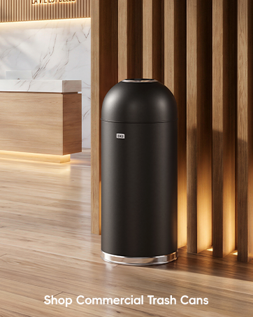 commercial trash cans