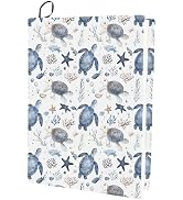 CRASPIRE Turtle Stretchable Book Cover Sea Animal Washable Reusable Large Nylon Book Protector El...