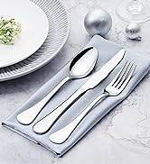 Onader 30 Pieces Silverware Set 18/10 Stainless Steel Flatware Cutlery Set for 6