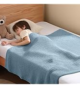 Guohaoi Knitted Weighted Blanket Kids (Haze Blue 50